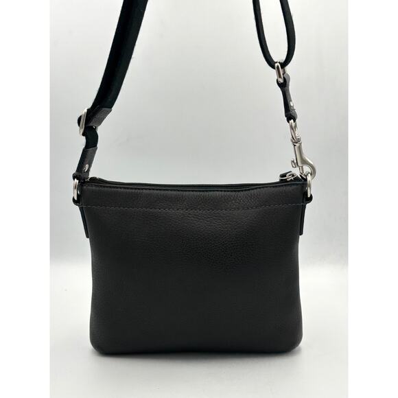 Coach Y2K Penelope Leather Swingpack | Vintage Turnlock Black Crossbody Bag - Picture 3 of 10